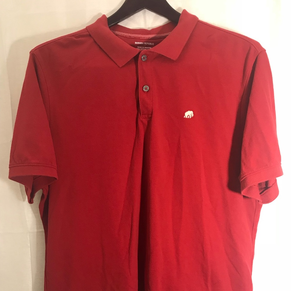 Red Banana Republic Men’s polo shirt XXL EUC